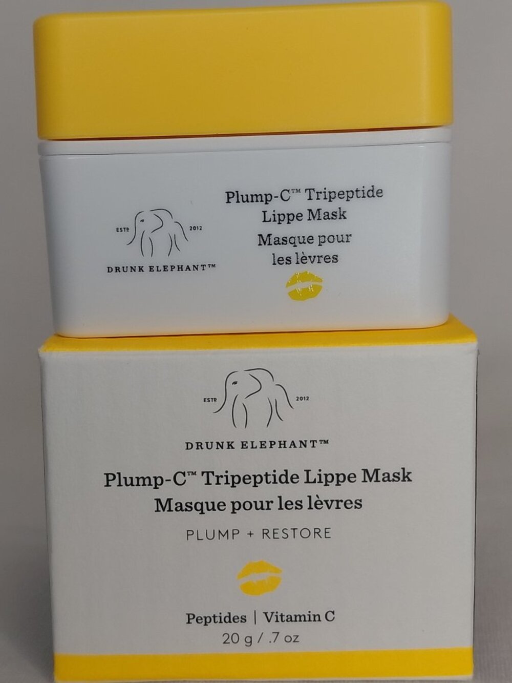 Drunk Elephant - Plump-C Tripeptide Lippe Mask with Vitamin C